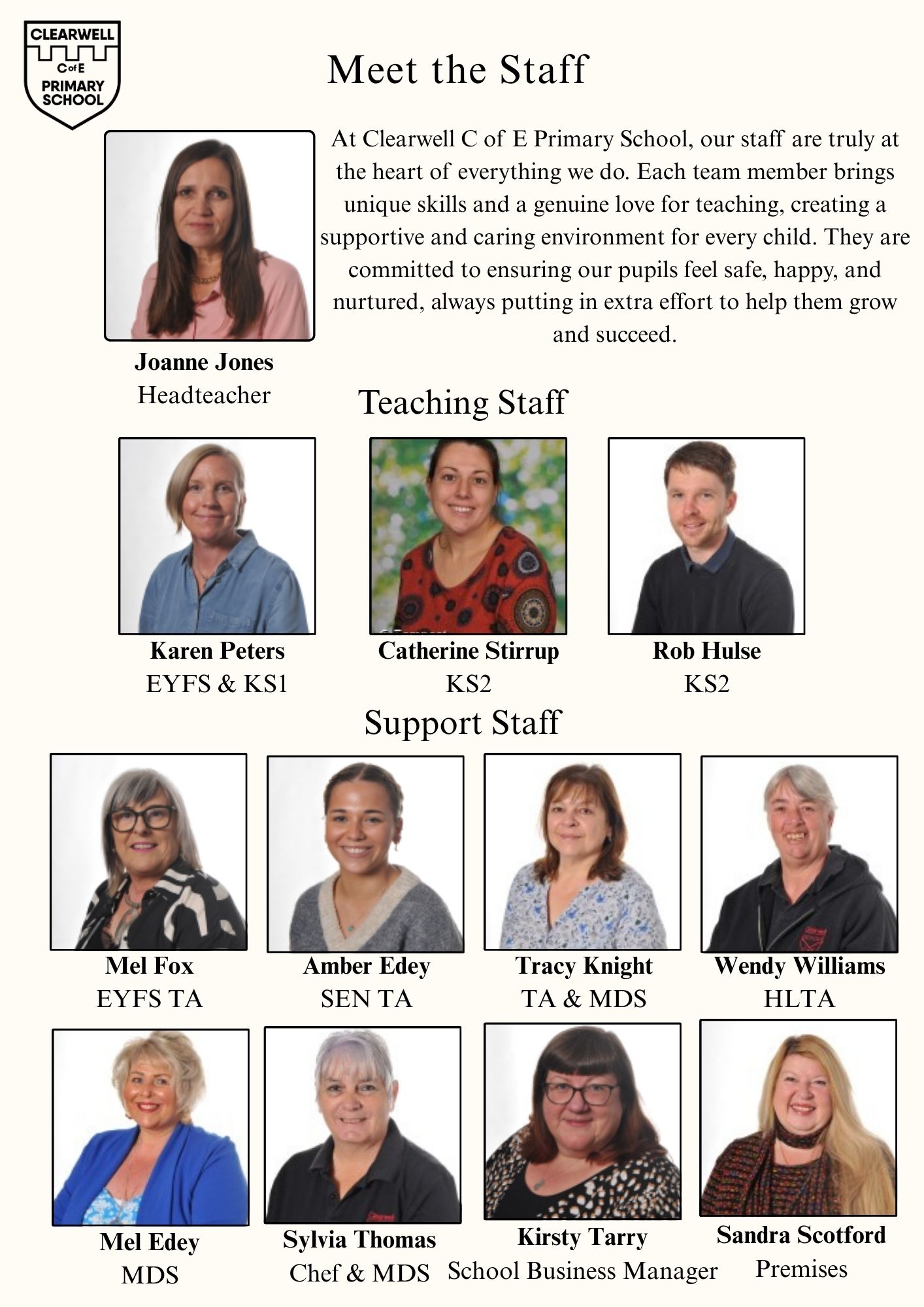Meet the staff
